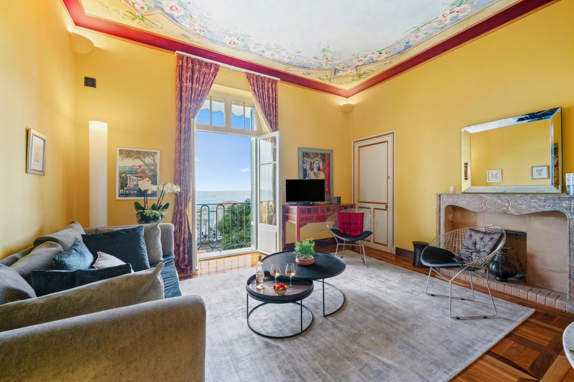 Le Coq Tersling - Residential Parking - Ac - Sea View Apartamento Menton